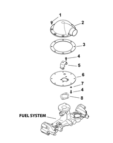 Efi Engine Air Intake And Filtration Diagram and Parts List for 465 4X4-EFI-1H318G-Before-37AMD710 Cub Cadet Lawn Tractor Accessories